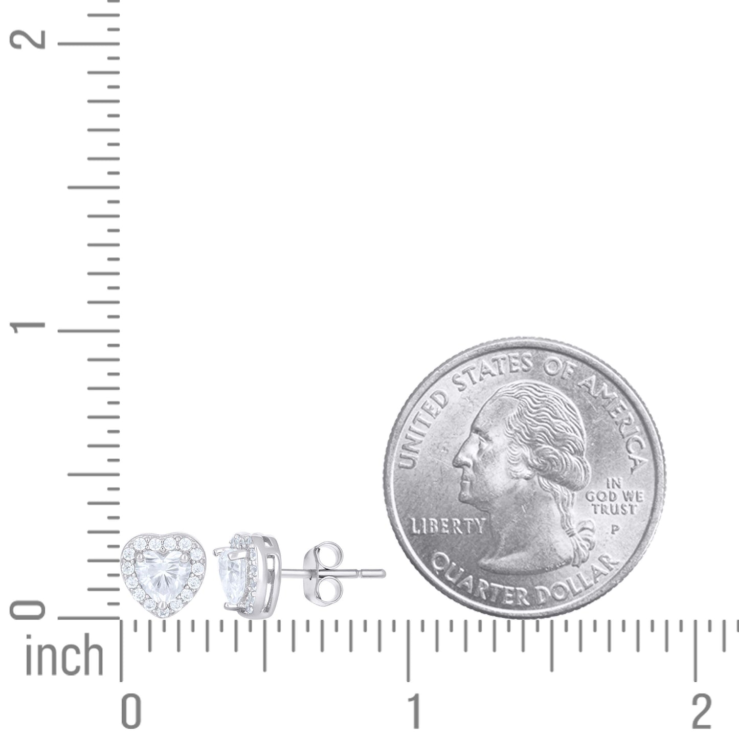 925 Sterling Silver Cz Earring