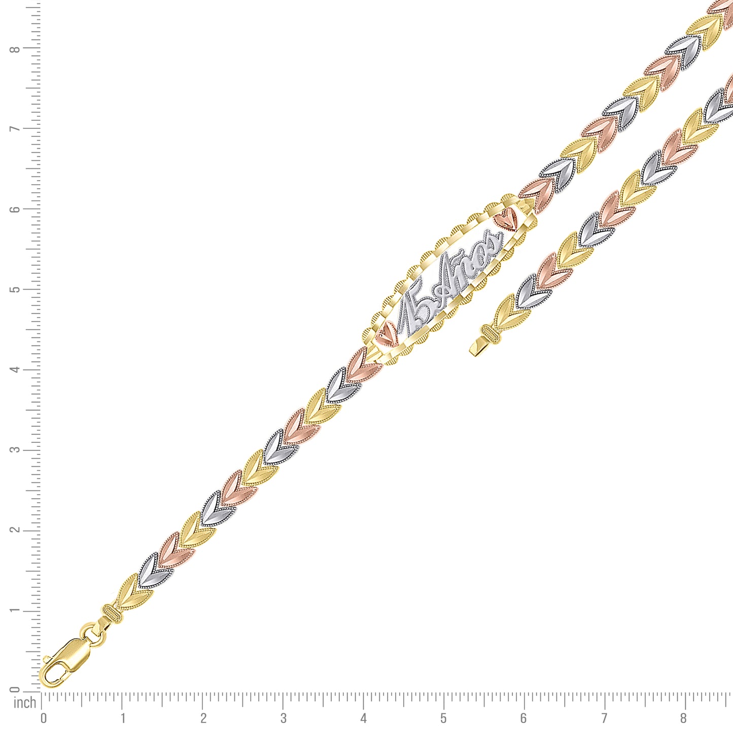 14Kt Gold Bracelet 7.5"