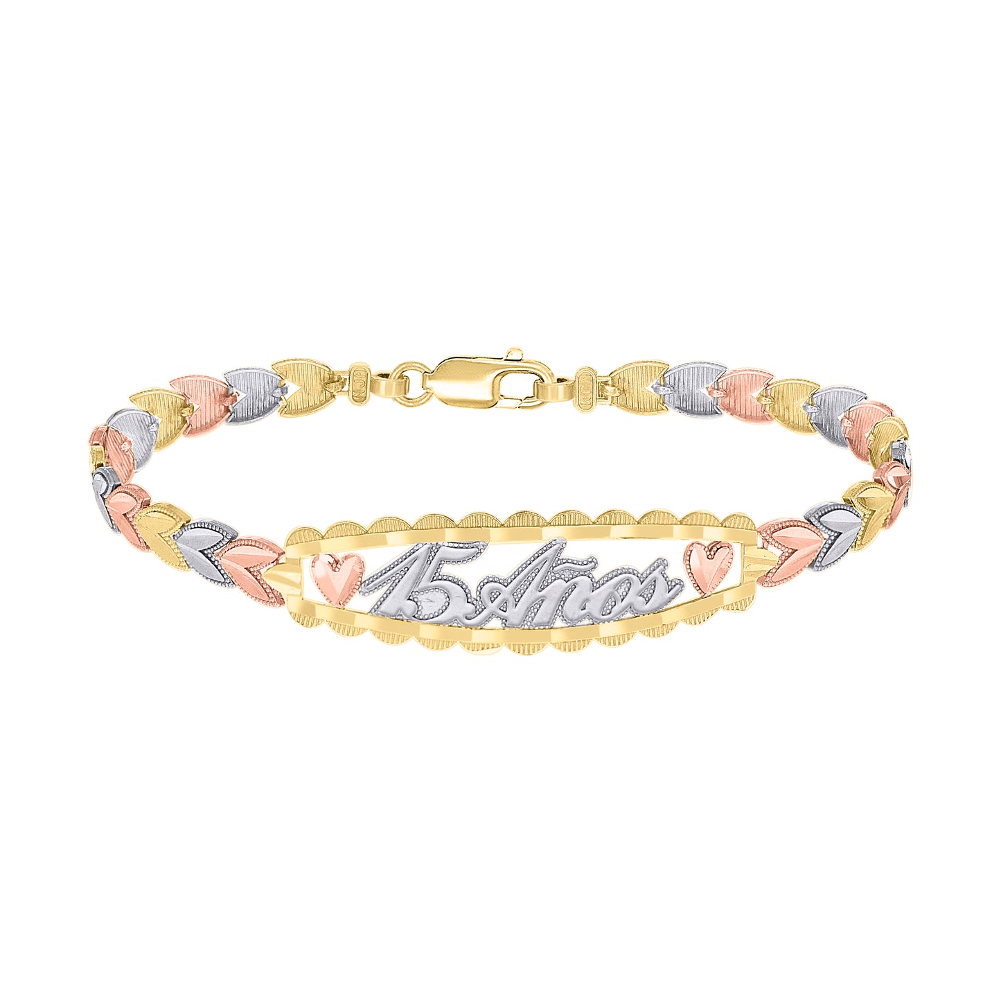 14Kt Gold Bracelet 7.5"