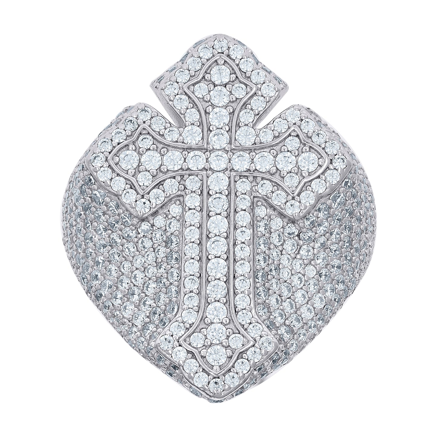 925 Sterling Silver 3.60Ctw Moissanite Ring S10