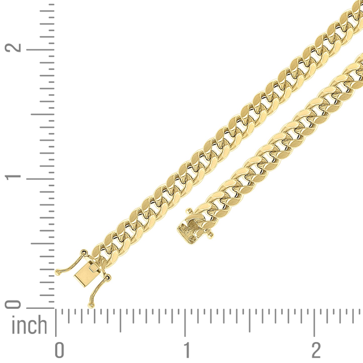 925 Silver Hollow Miami Cuban Chain 5.2mm