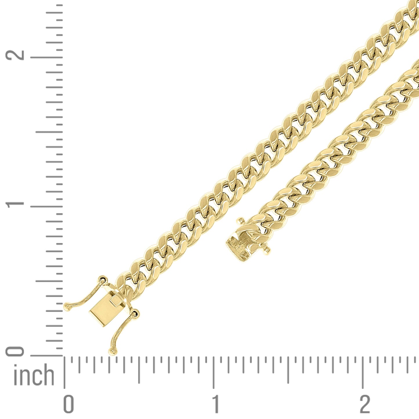 925 Silver Hollow Miami Cuban Chain 6.3mm