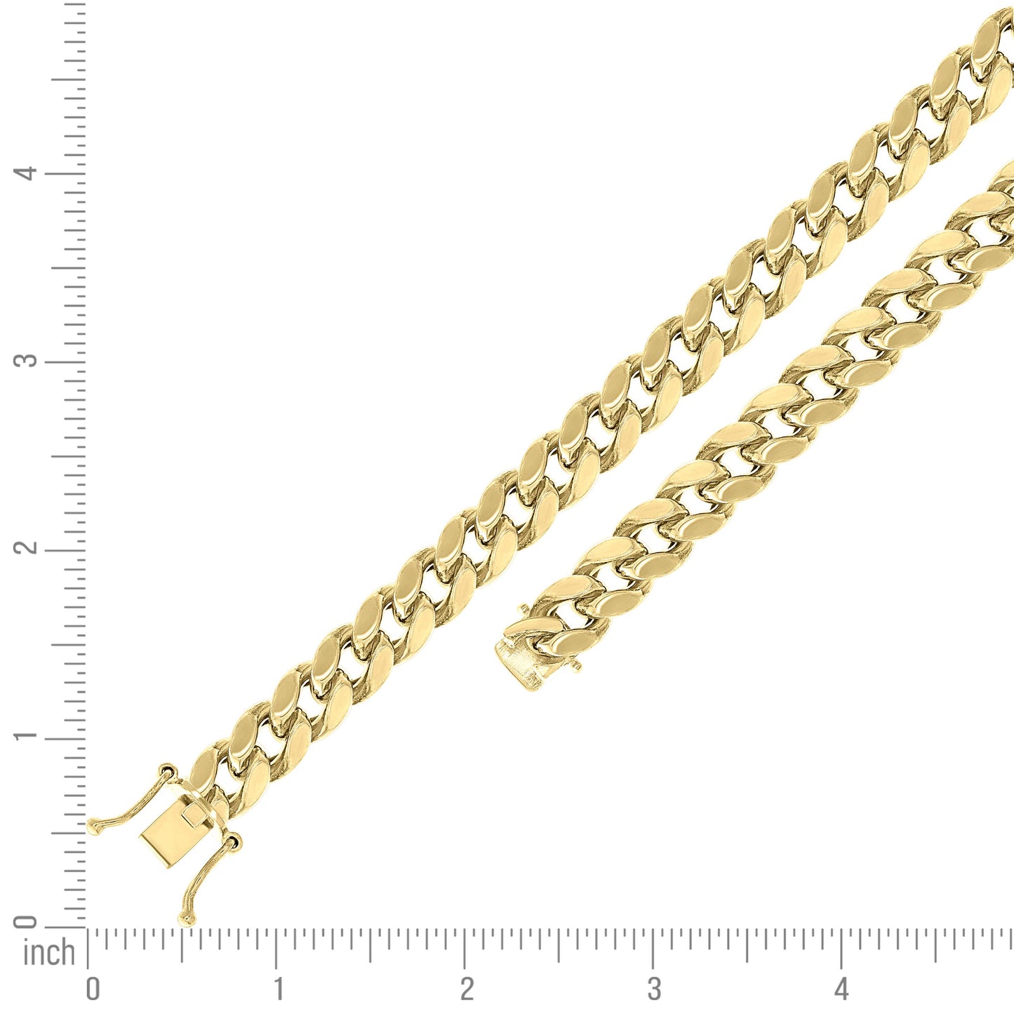 925 Silver Hollow Miami Cuban Chain 11mm