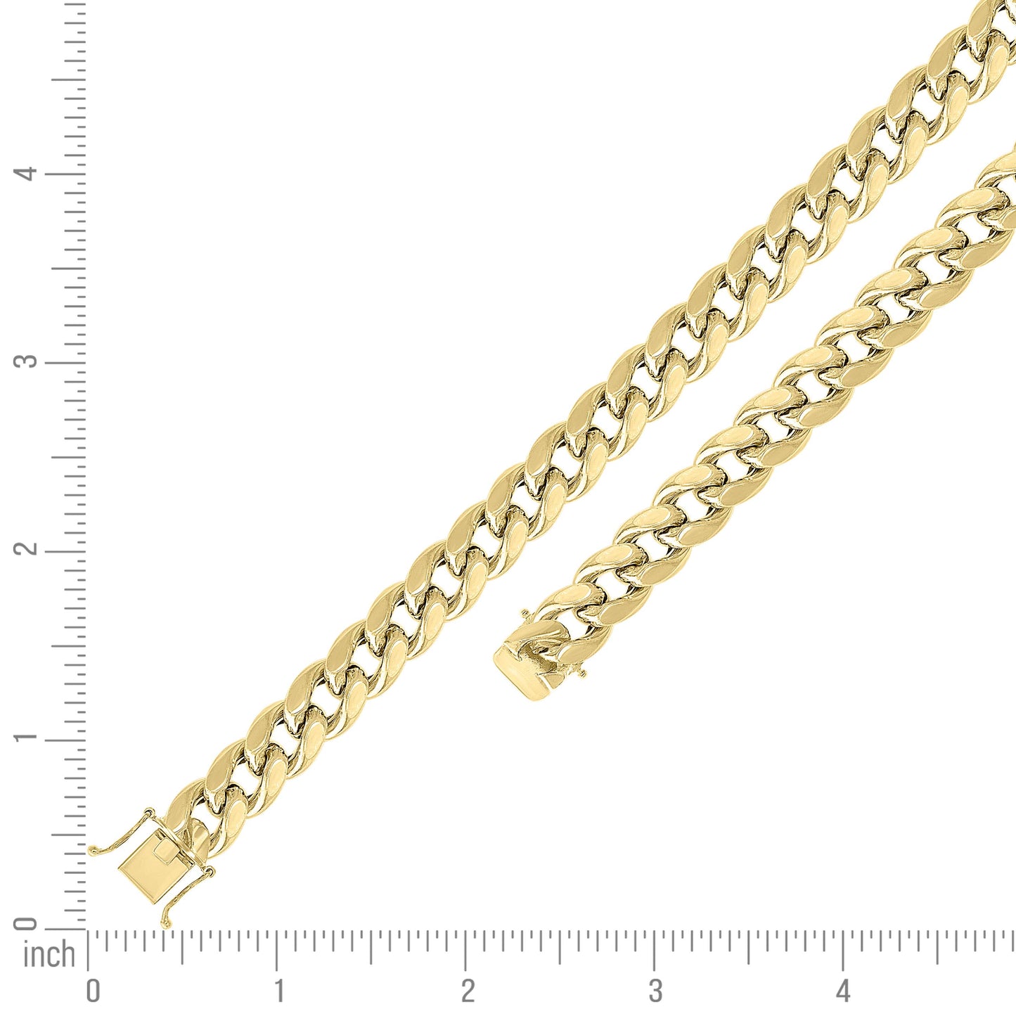 925 Silver Hollow Miami Cuban Chain 12.5mm