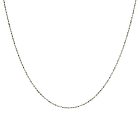 925 Silver Solid Rope Chain 0.5mm