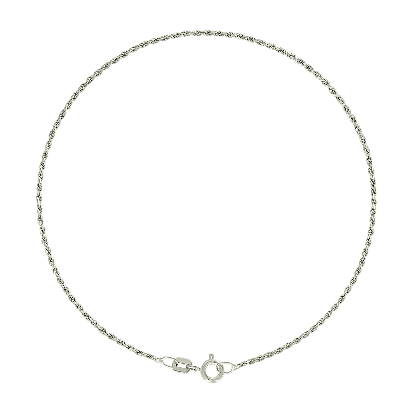 925 Silver Solid Rope Chain 0.5mm