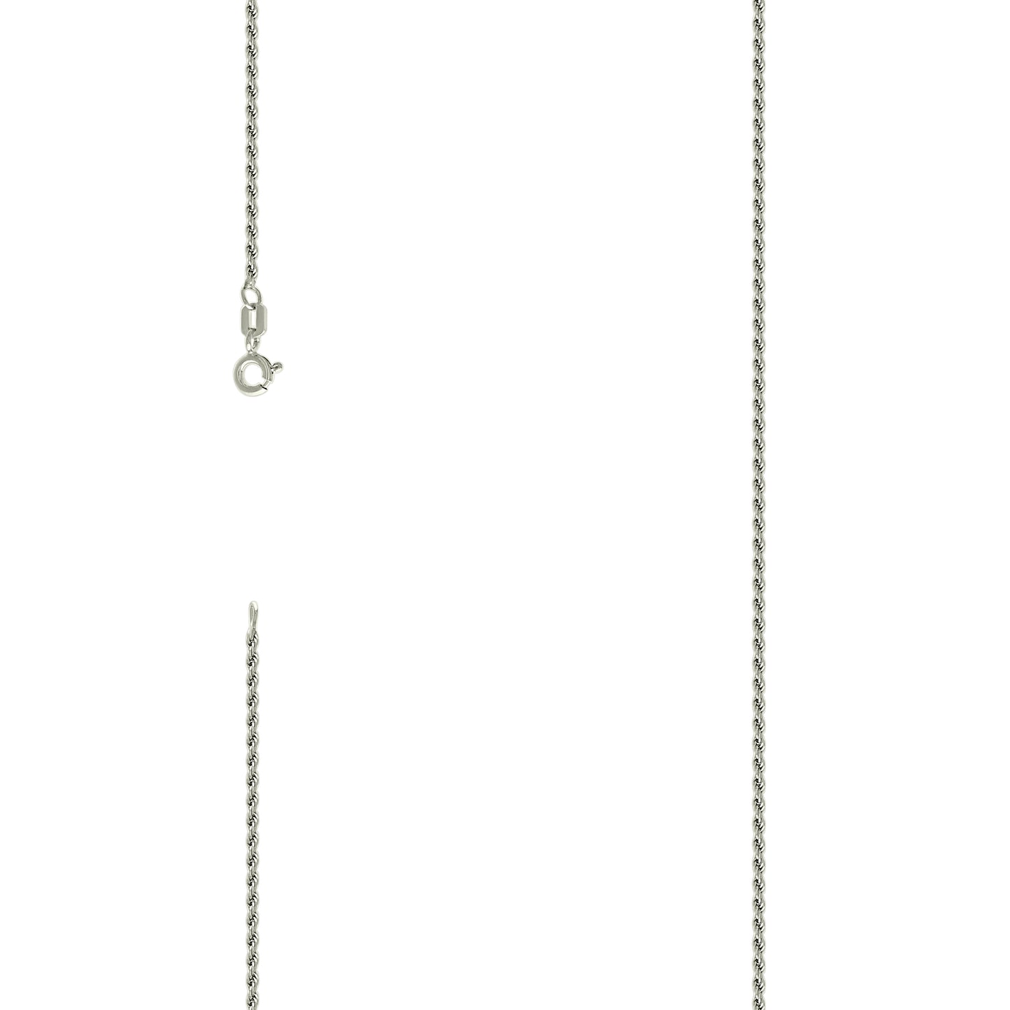 925 Silver Solid Rope Chain 0.5mm