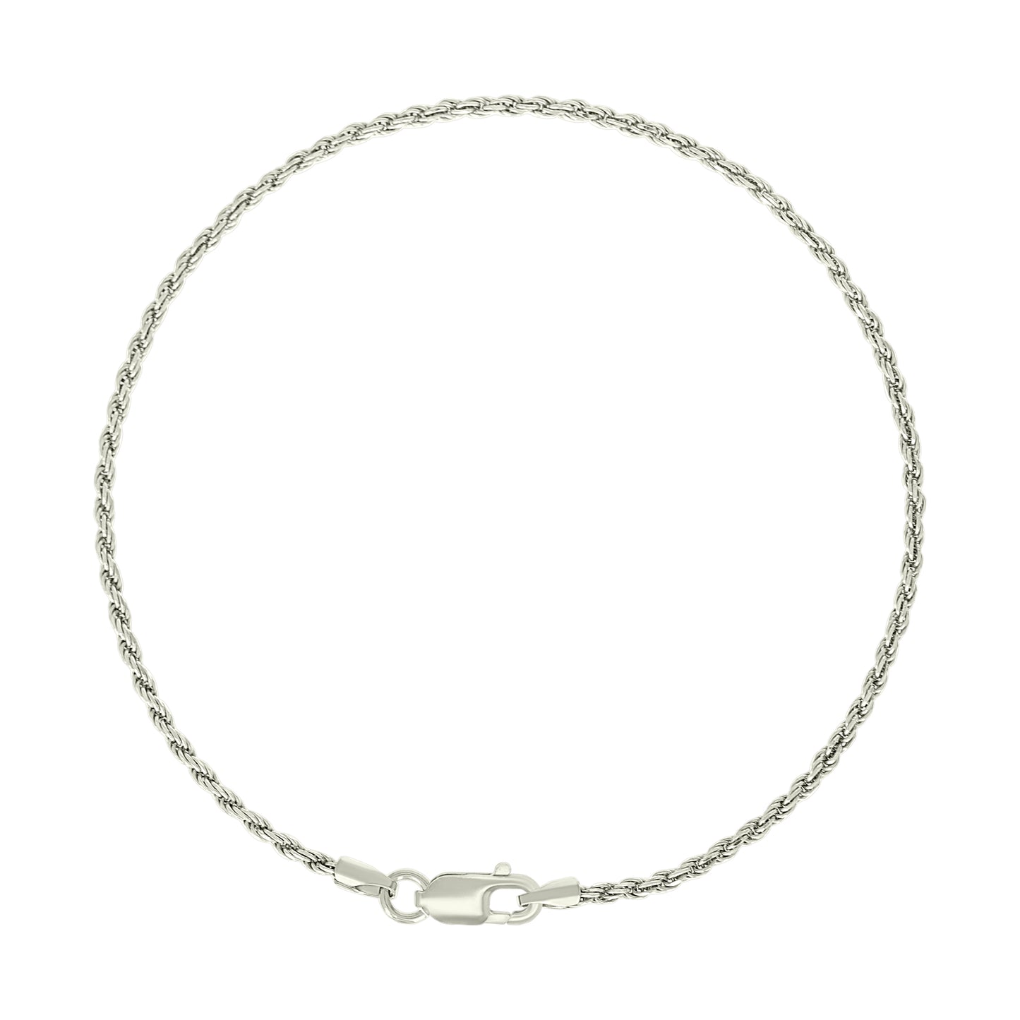 925 Silver Solid Rope Chain 1.5mm
