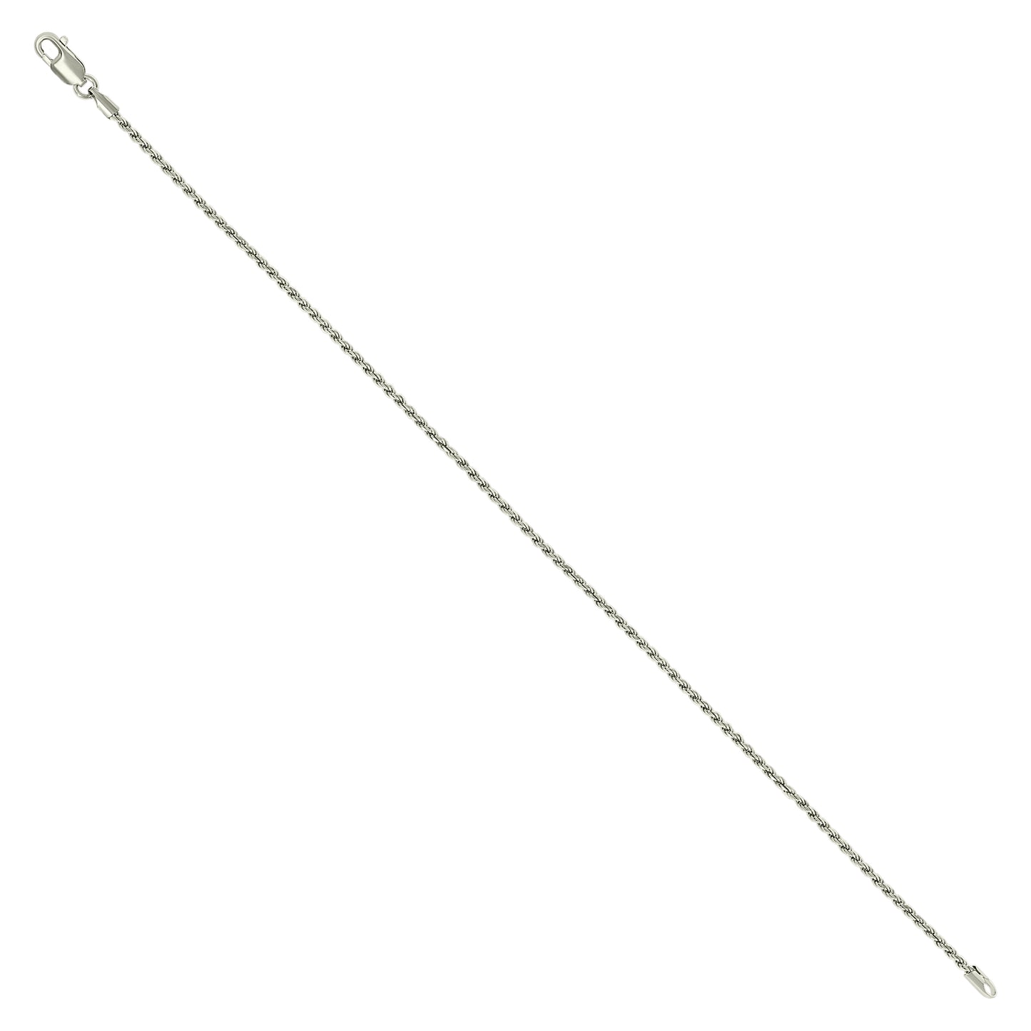 925 Silver Solid Rope Chain 1.5mm