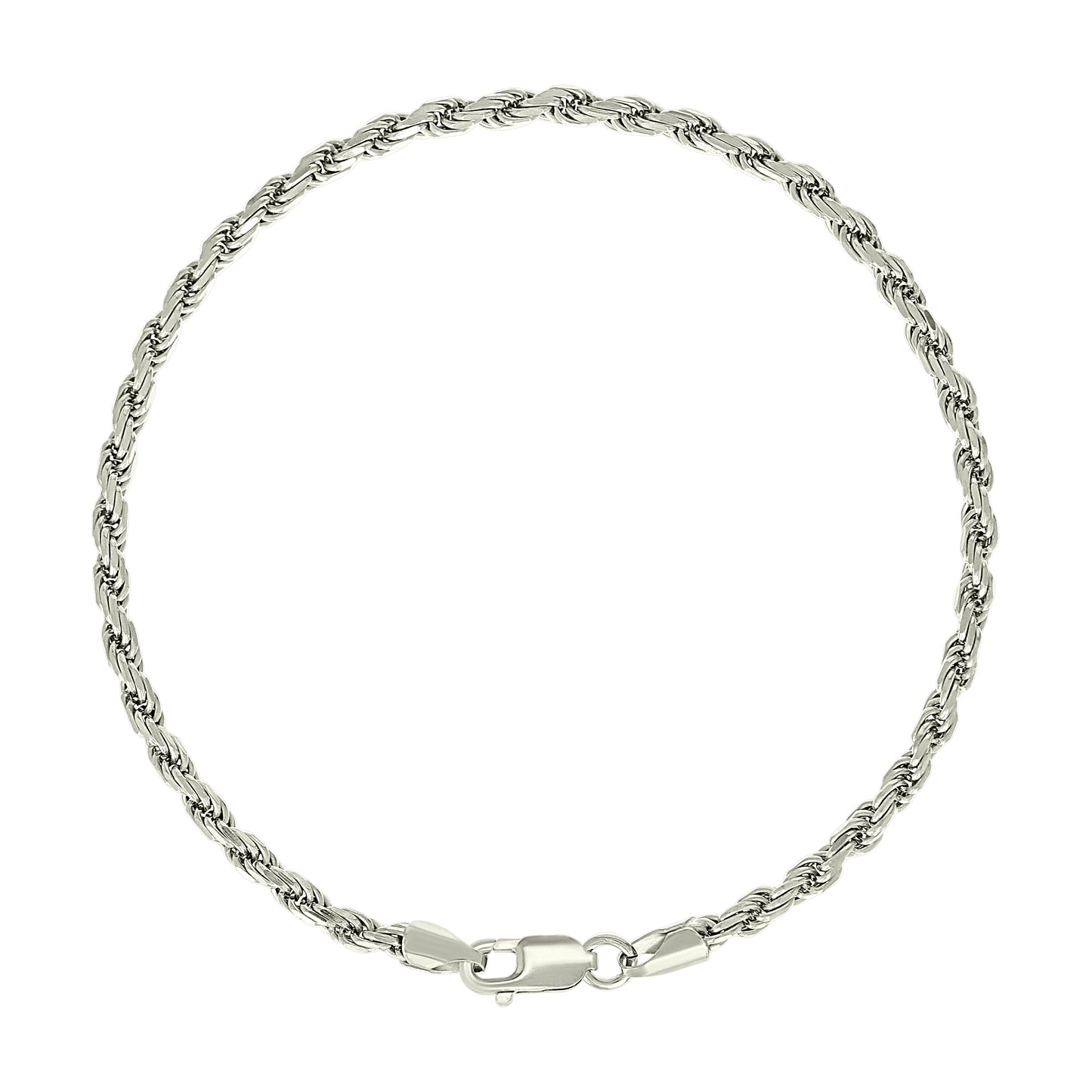 925 Silver Solid Rope Chain 3mm