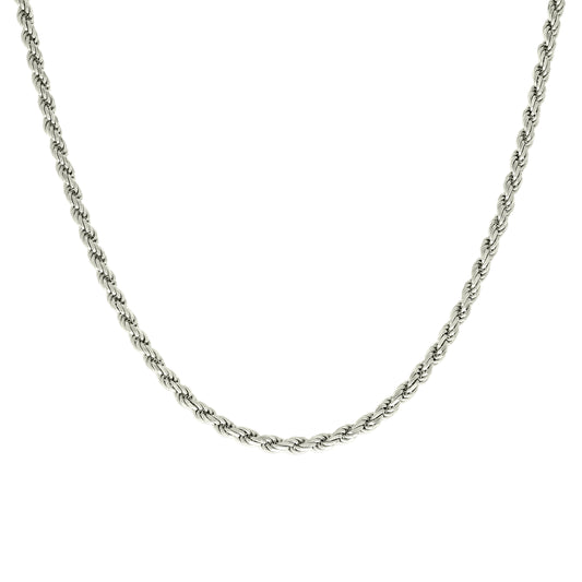 925 Silver Solid Rope Chain 4mm
