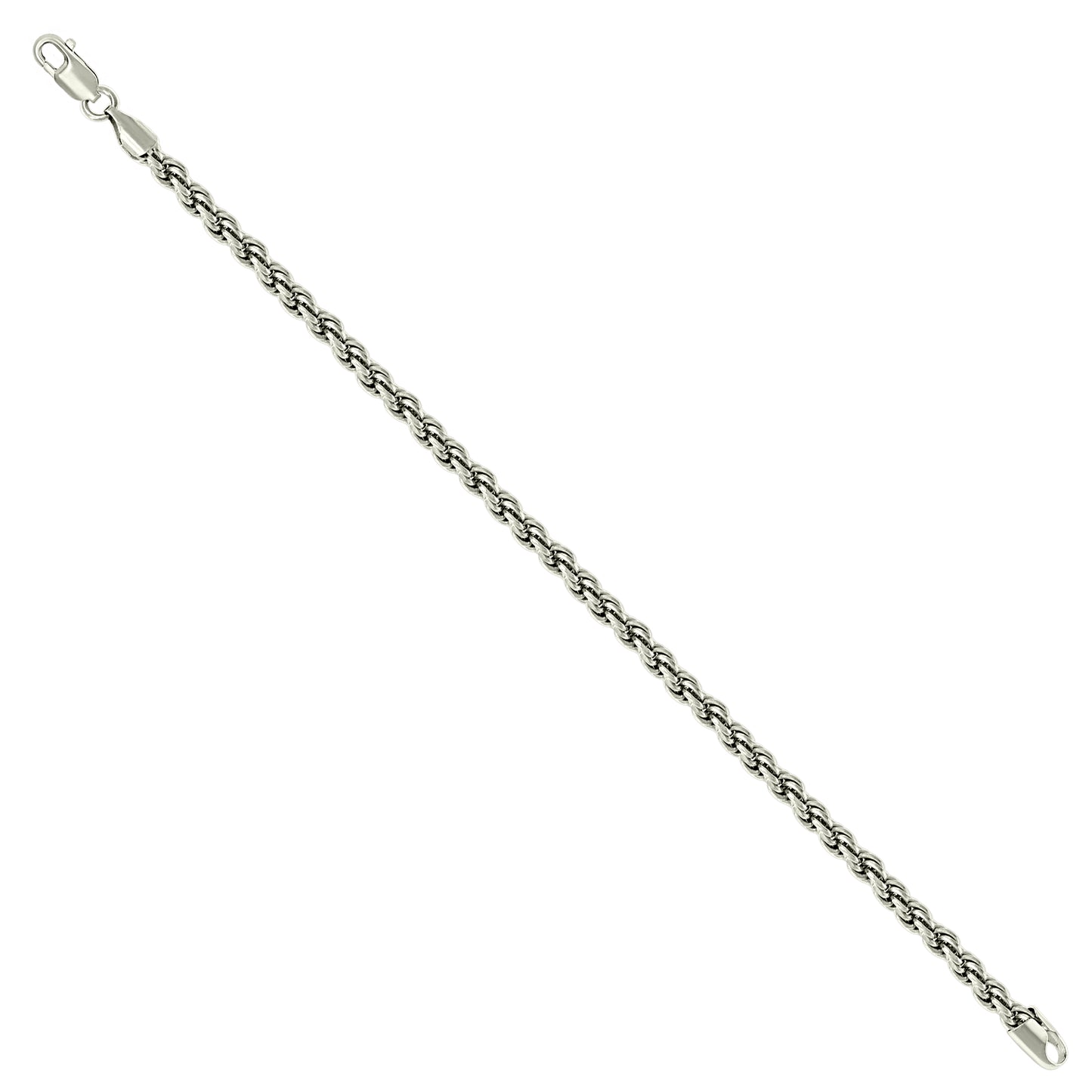 925 Silver Solid Rope Chain 4mm