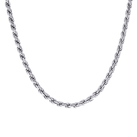 925 Silver Solid Rope Chain 4.5mm
