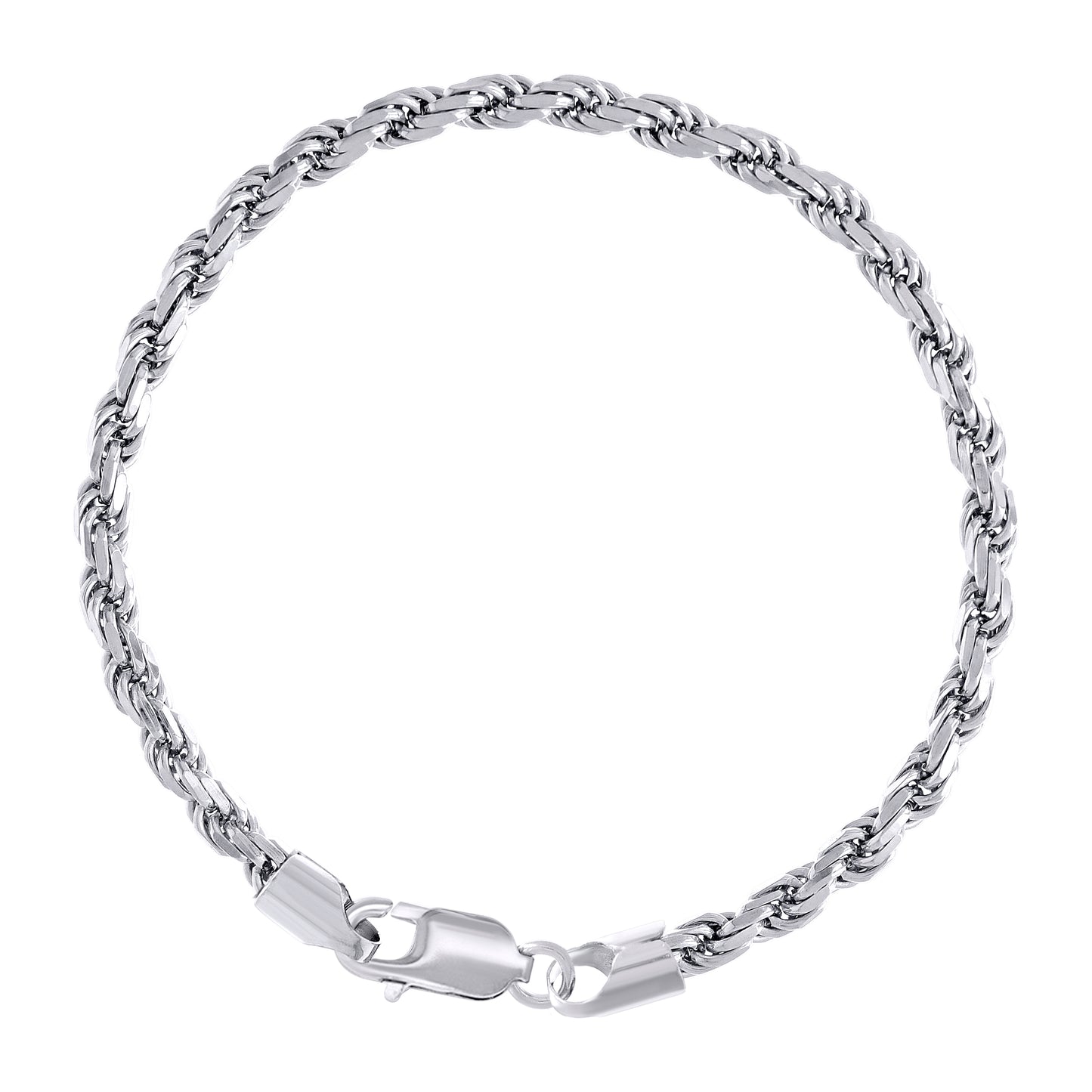 925 Silver Solid Rope Chain 4.5mm