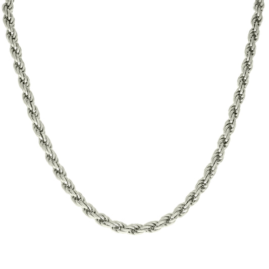 925 Silver Solid Rope Chain 5mm