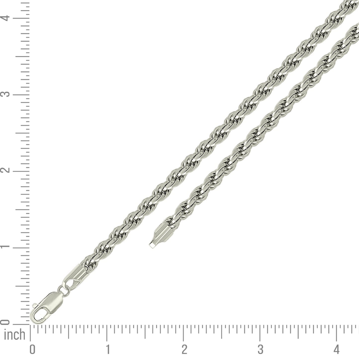 925 Silver Solid Rope Chain 5mm