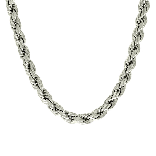 925 Silver Solid Rope Chain 7.5mm