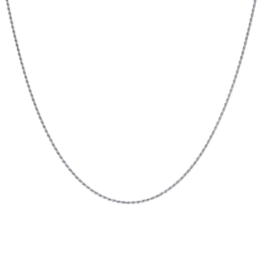 925 Silver Solid Rope Chain 0.5mm