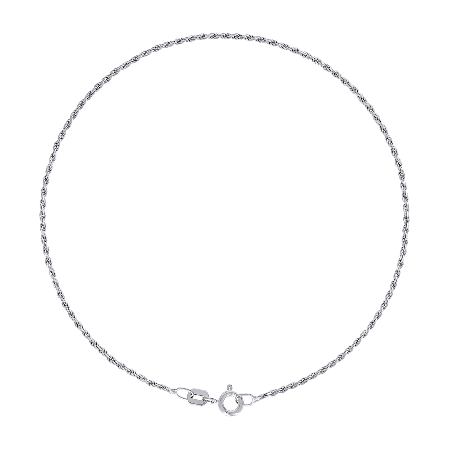 925 Silver Solid Rope Chain 0.5mm