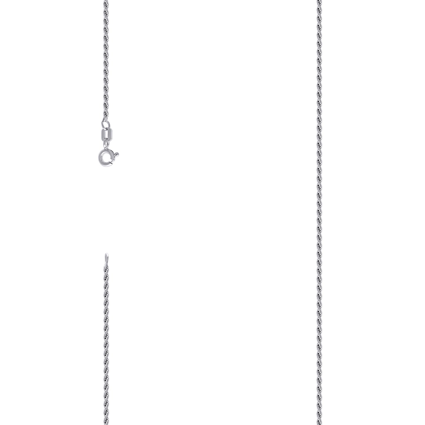 925 Silver Solid Rope Chain 0.5mm