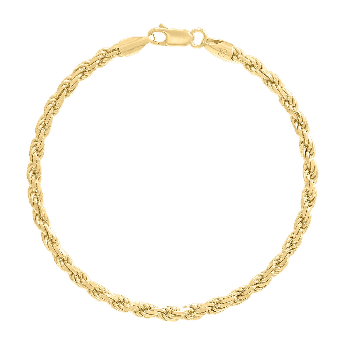 925 Silver Solid Rope Chain 4mm