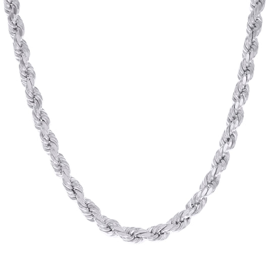 925 Silver Hollow Rope Chain 5.3mm