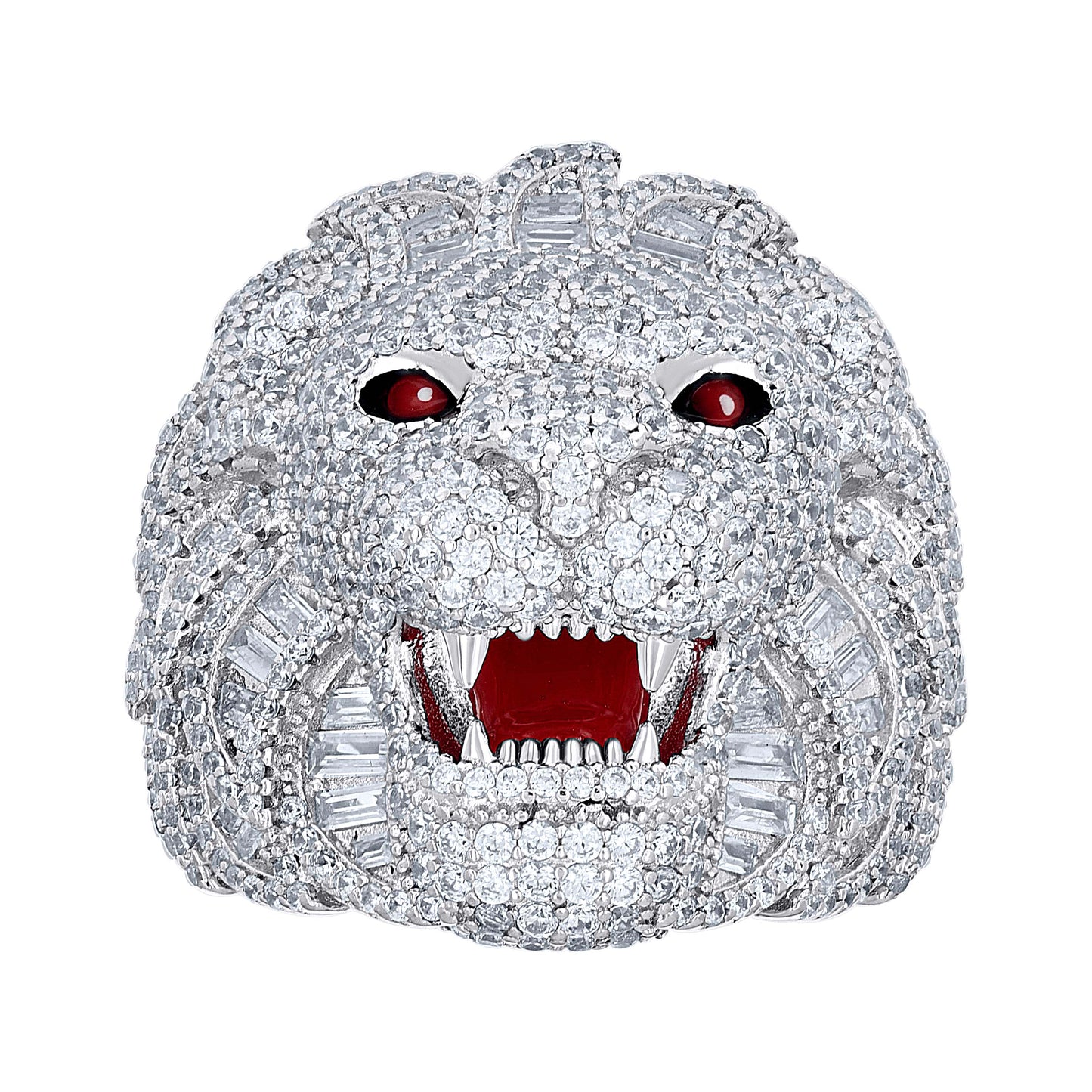 925 Sterling Silver Cz Ring S9