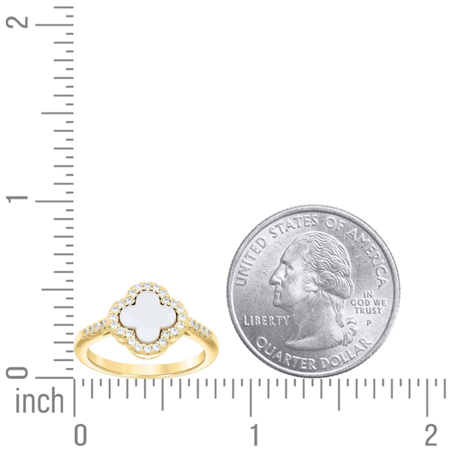 925 Sterling Silver Cz 10mm Ring S5