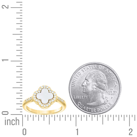 925 Sterling Silver Cz 10mm Ring S5