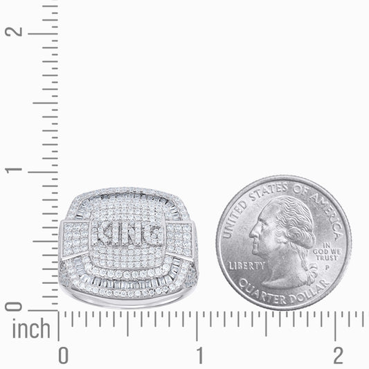 925 Sterling Silver Cz Ring S9