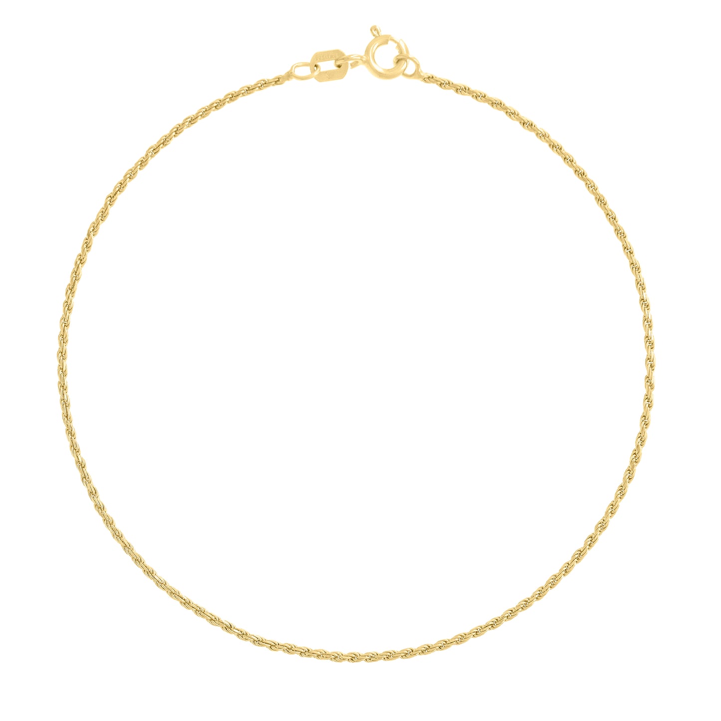 925 Silver Solid Rope Chain 0.5mm