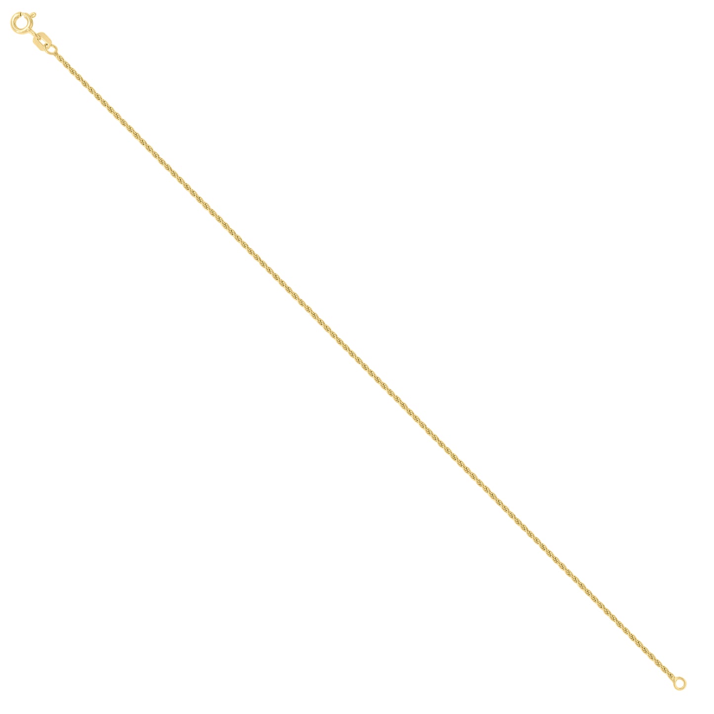 925 Silver Solid Rope Chain 0.5mm
