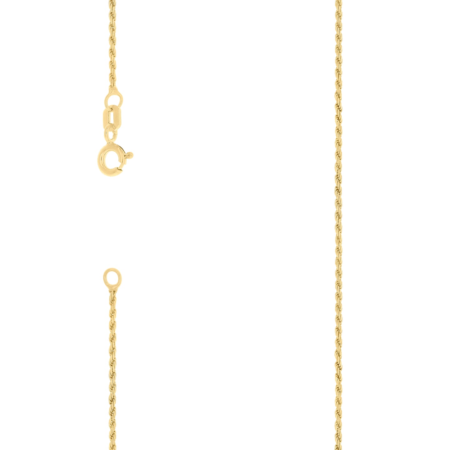 925 Silver Solid Rope Chain 0.5mm