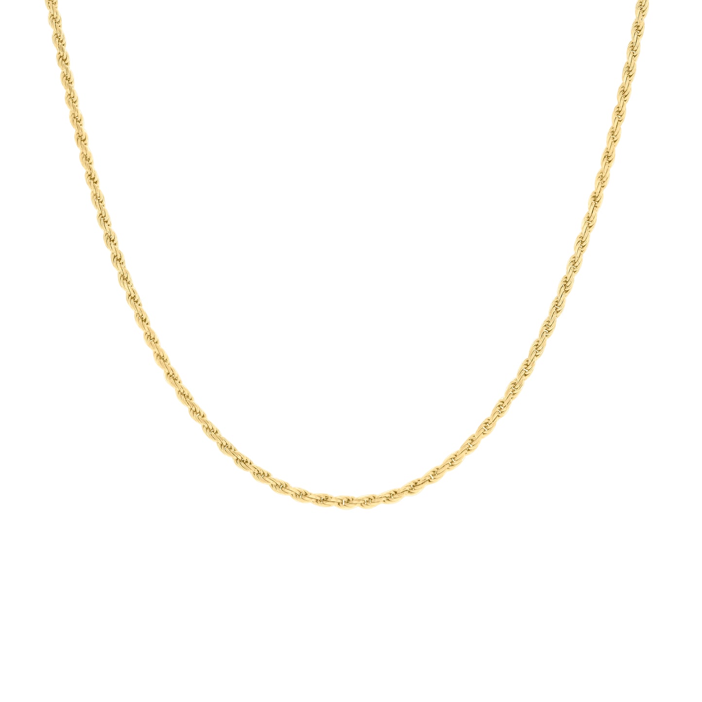 925 Silver Solid Rope Chain 1mm