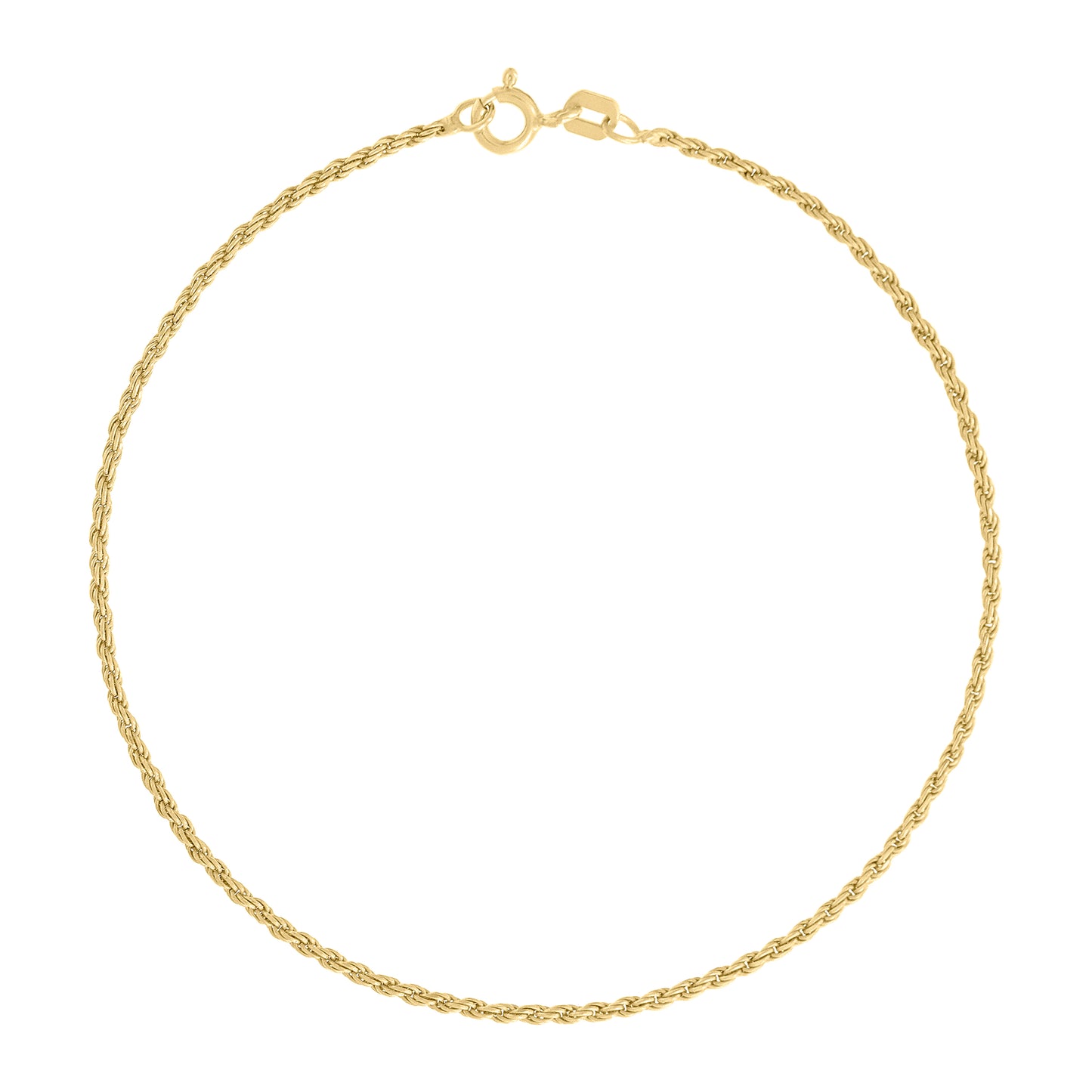 925 Silver Solid Rope Chain 1mm