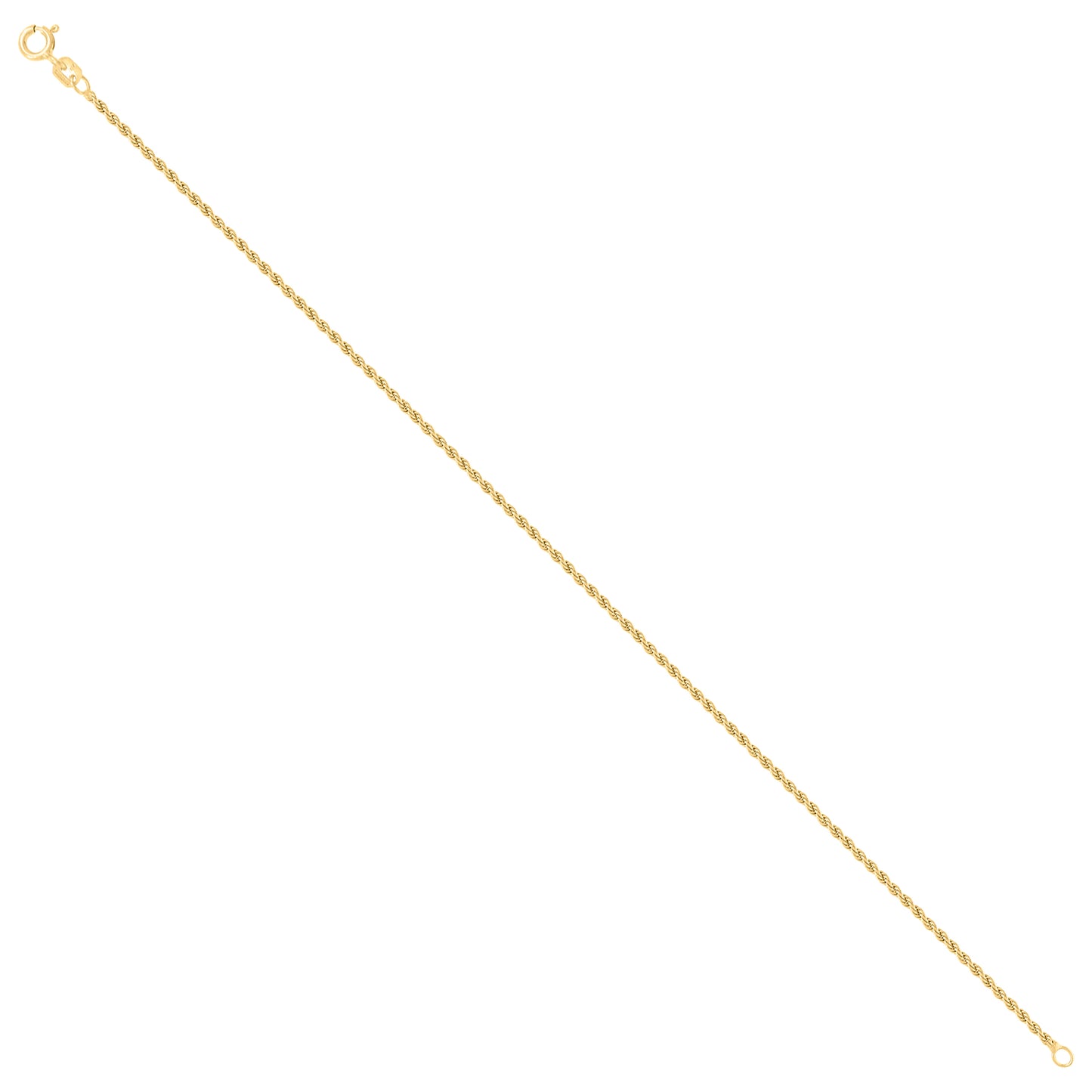925 Silver Solid Rope Chain 1mm