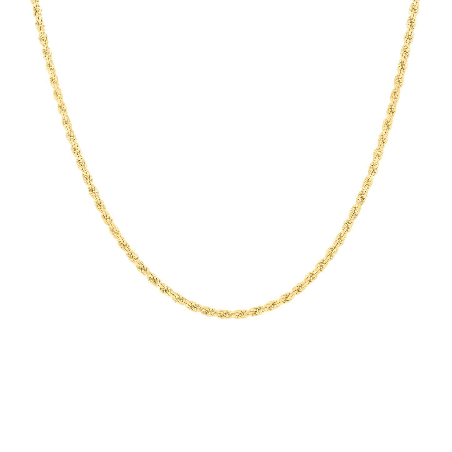 925 Silver Solid Rope Chain 1.5mm