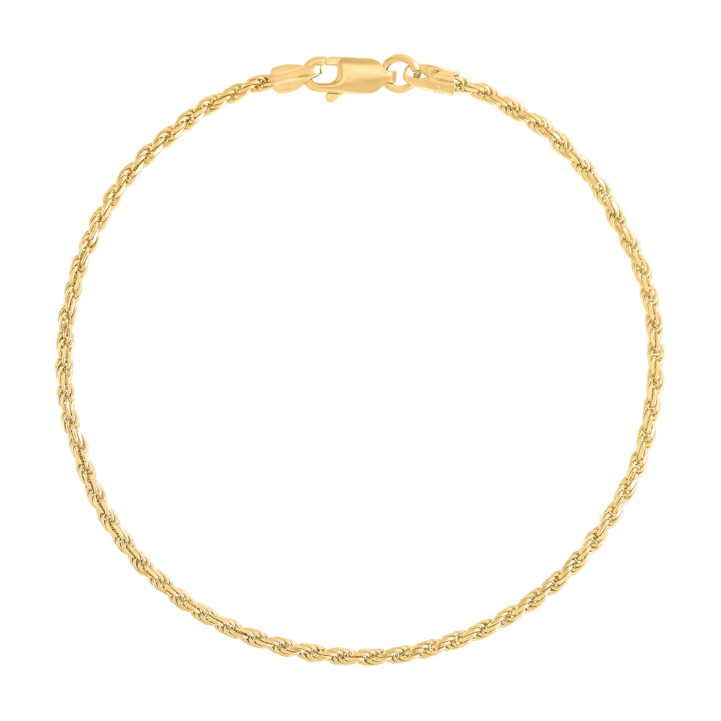 925 Silver Solid Rope Chain 1.5mm