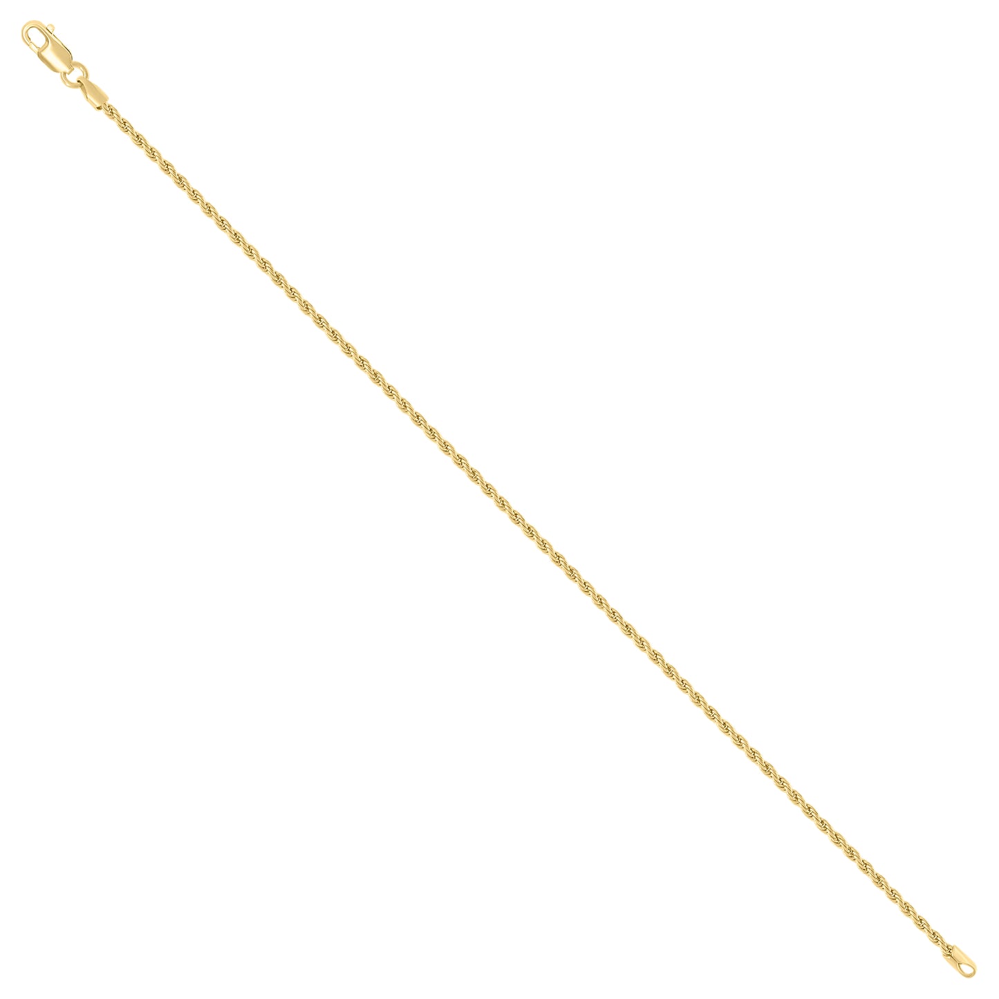 925 Silver Solid Rope Chain 2mm