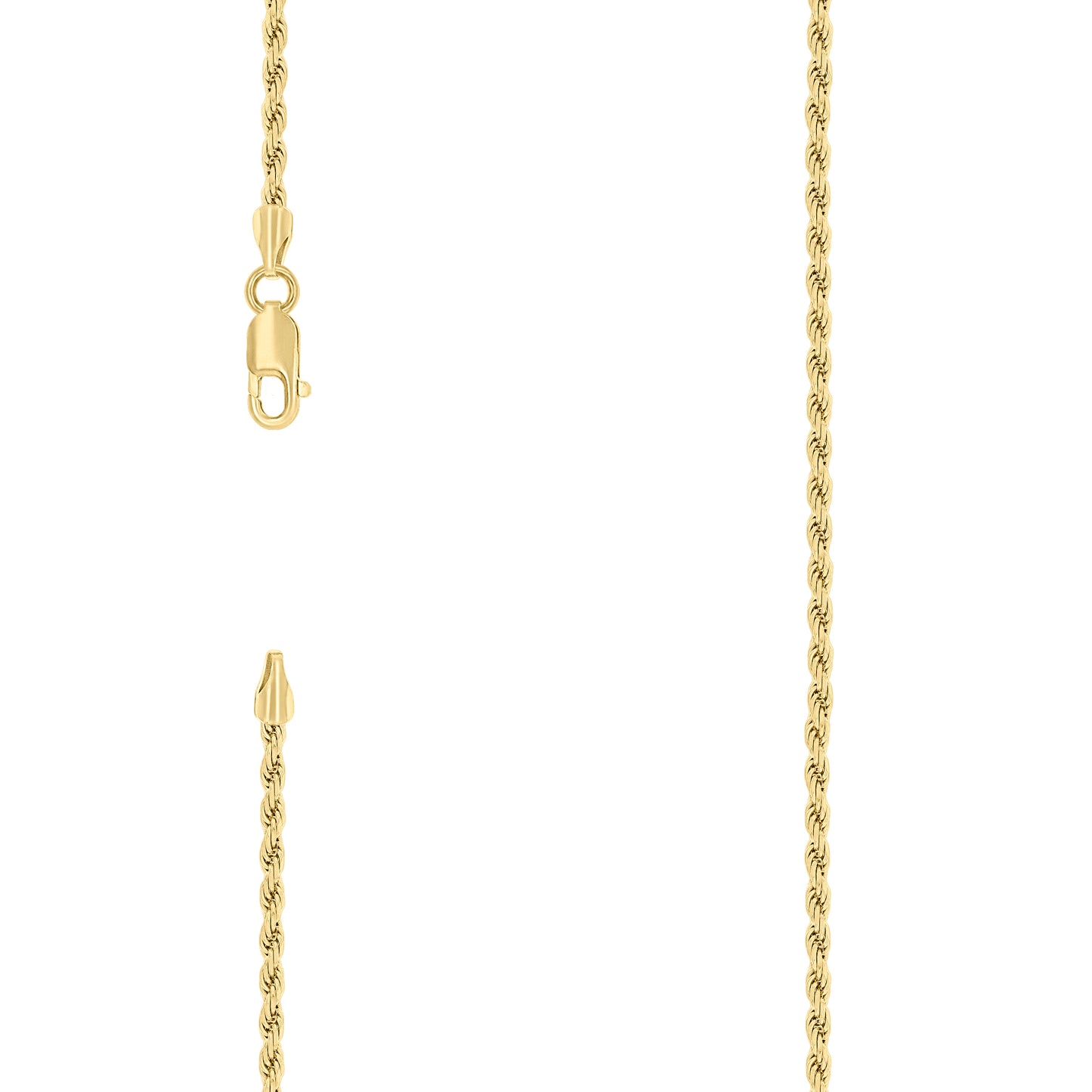 925 Silver Solid Rope Chain 2mm