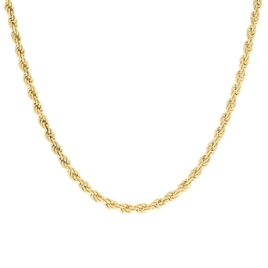 925 Silver Solid Rope Chain 4.5mm