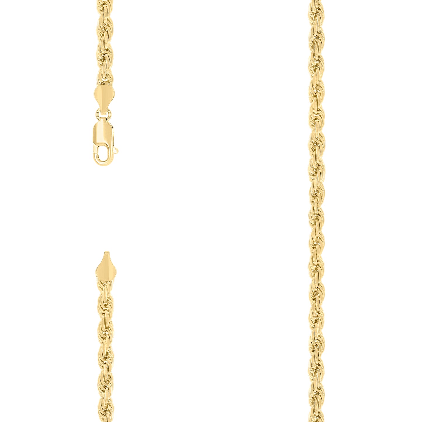 925 Silver Solid Rope Chain 4.5mm
