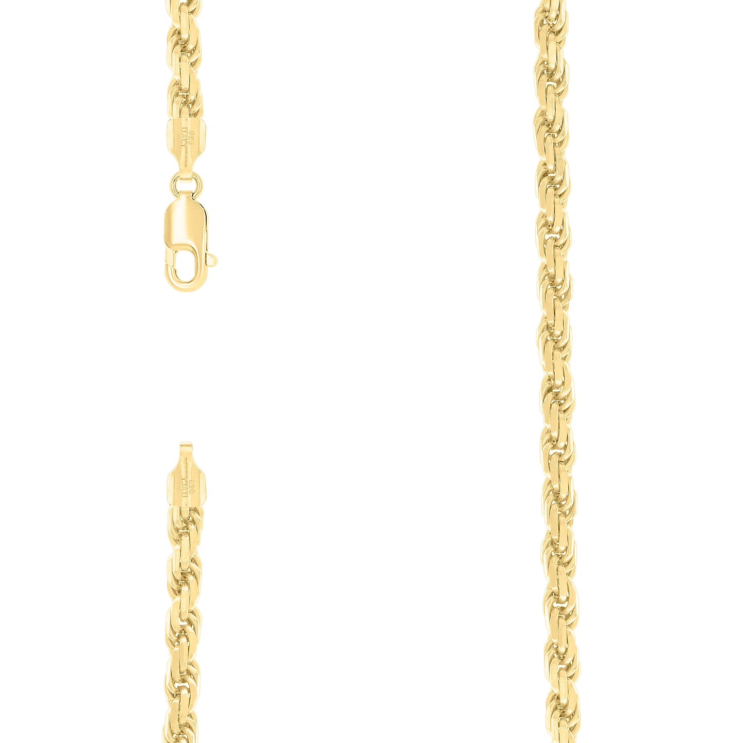 925 Silver Solid Rope Chain 5mm
