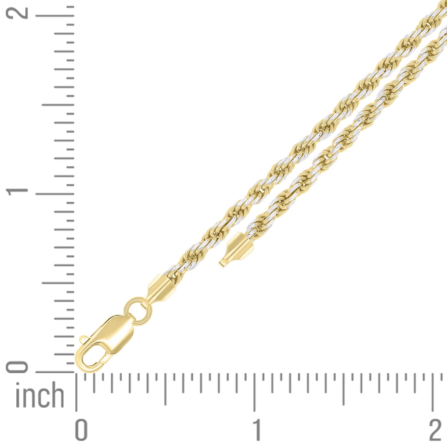 925 Silver Solid Rope Chain 3mm