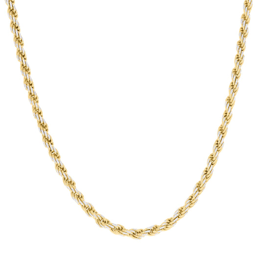 925 Silver Solid Rope Chain 4mm