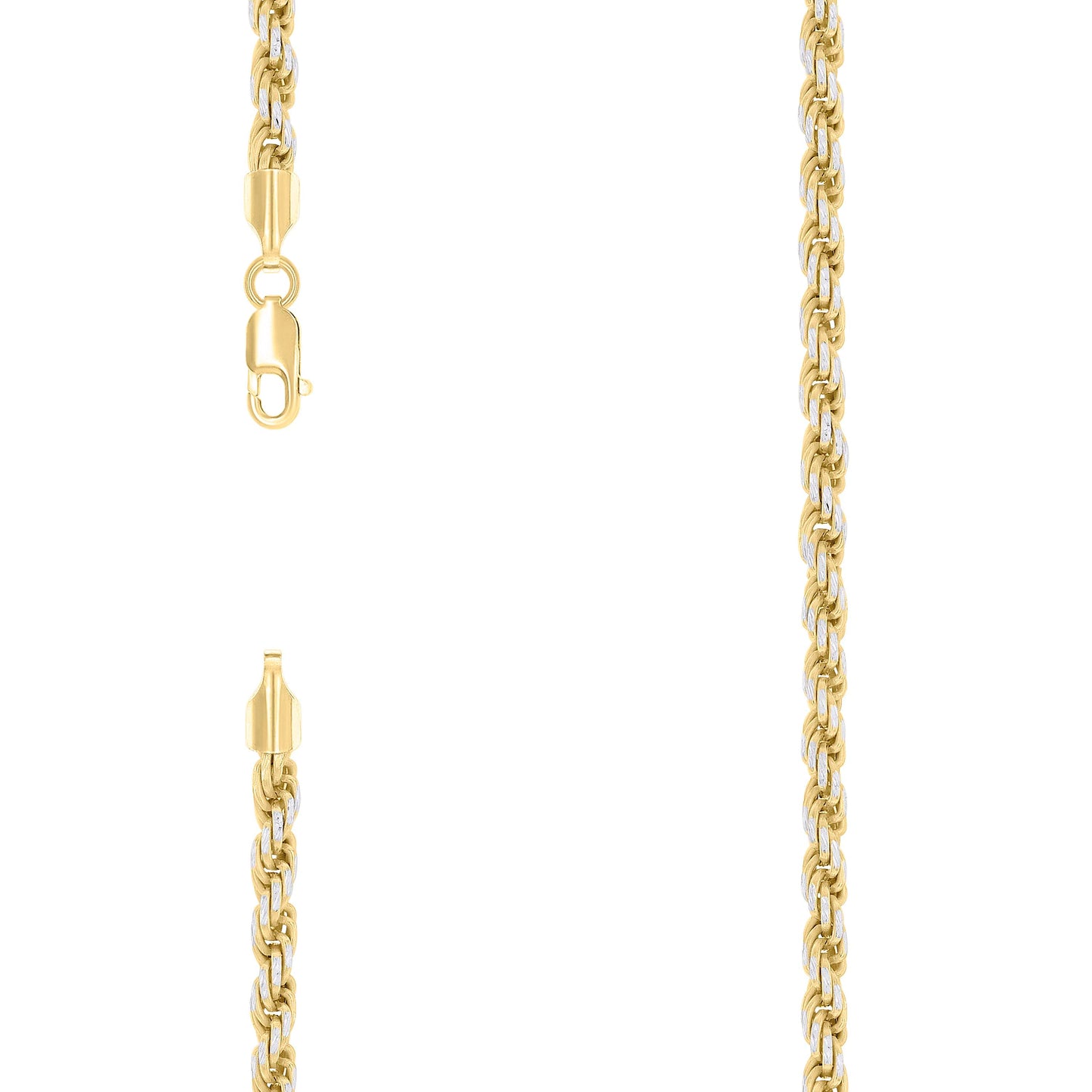 925 Silver Solid Rope Chain 4mm