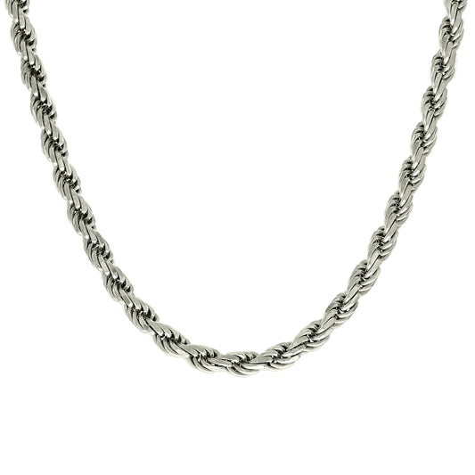 925 Silver Solid Rope Chain 7mm