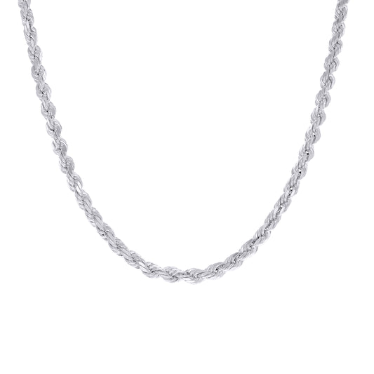 925 Silver Hollow Rope Chain 3.5mm