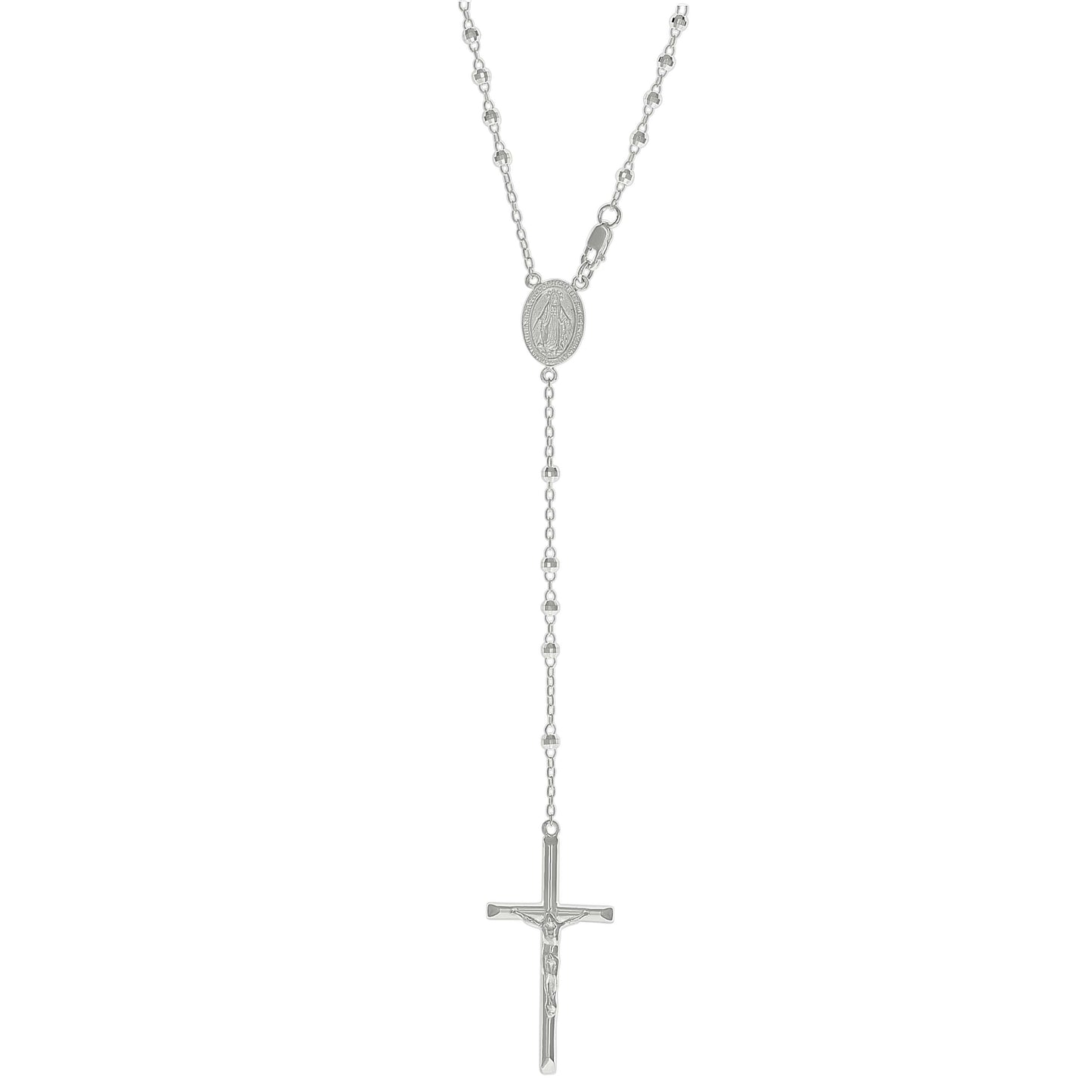 925 Sterling Silver Rosary 3mm