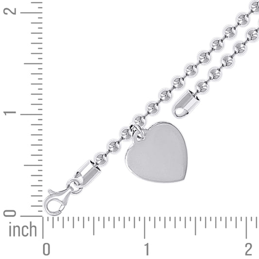 925 Sterling Silver Bracelet 7.5"